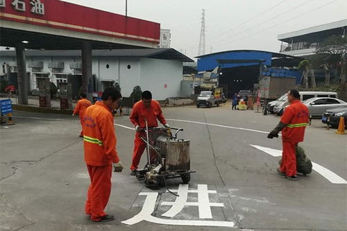 鶴壁中石油加油站地面標(biāo)線廠家電話 河南兆基交通設(shè)施 云霄